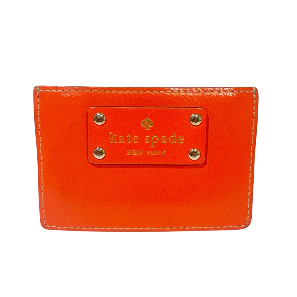 Kate Spade New York Wellesley Graham Leather Credit Card Case‎ Empire Red